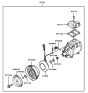 Diagram for Hyundai Sonata A/C Clutch - 97641-39000