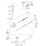 Diagram for Hyundai Tiburon Clutch Hose - 41631-2D500