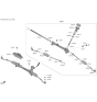 Diagram for Hyundai Tucson Rack & Pinion Bushing - 56521-D3000