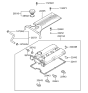 Diagram for Hyundai Sonata Valve Cover Gasket - 22441-37101