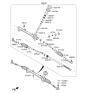 Diagram for Hyundai Ioniq Rack And Pinion - 56531-G7000