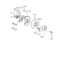 Diagram for 2001 Hyundai Tiburon Wheel Bearing - 51720-29400