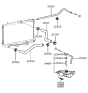 Diagram for 1998 Hyundai Tiburon Coolant Reservoir Hose - 25451-29100