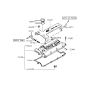 Diagram for Hyundai Tiburon Valve Cover Gasket - 22441-23000