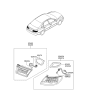 Diagram for Hyundai Azera Tail Light - 92404-3L520
