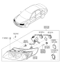 Diagram for Hyundai Azera Light Socket - 92161-3K000