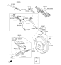 Diagram for Hyundai Santa Fe XL Brake Master Cylinder - 58510-2W800