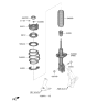 Diagram for 2020 Hyundai Tucson Coil Spring Insulator - 54633-C5000