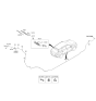 Diagram for Hyundai Nexo Wiper Blade - 98360-D8000