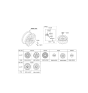 Diagram for 2023 Hyundai Venue Wheel Cover - 52970-K2000