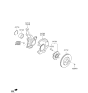 Diagram for Hyundai Venue Steering Knuckle - 51716-K2000