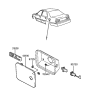 Diagram for Hyundai Sonata Fuel Door Release Cable - 95720-33000