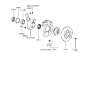 Diagram for 1989 Hyundai Sonata Wheel Bearing - 51720-36400