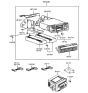 Diagram for 1991 Hyundai Excel Fuse - 91833-21100