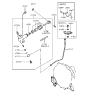 Diagram for 1991 Hyundai Excel Clutch Hose - 41731-36000