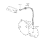 Diagram for 1993 Hyundai Scoupe Speedometer Cable - 94240-23105
