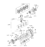 Diagram for Hyundai Sonata Flywheel Ring Gear - 23212-21000