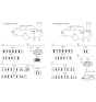 Diagram for Hyundai Excel Emblem - 86390-28090