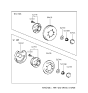 Diagram for Hyundai Sonata Brake Drum - 58411-34000