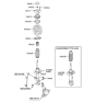 Diagram for Hyundai Tucson Bump Stop - 54625-2S000