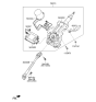 Diagram for Hyundai Tucson Steering Column - 56310-2S211