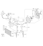 Diagram for Hyundai Tucson Coolant Reservoir Hose - 25451-2S000
