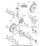 Diagram for 2010 Hyundai Tucson Piston Ring Set - 23040-2G901