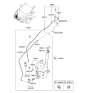 Diagram for 2011 Hyundai Tucson Washer Pump - 98510-2S000