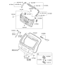 Diagram for 2014 Hyundai Tucson Lift Support - 81771-2S000