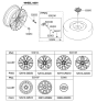 Diagram for Hyundai Genesis G70 Spare Wheel - 52910-2M902