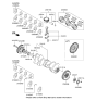 Diagram for Hyundai Palisade Crankshaft Pulley - 23124-3C201