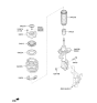 Diagram for 2020 Hyundai Kona Coil Spring Insulator - 54623-C1000
