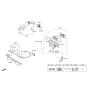 Diagram for Hyundai Sonata Air Filter Box - 28115-C1100