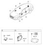 Diagram for Hyundai Sonata Hybrid Car Speakers - 96330-C1000