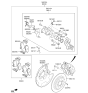Diagram for 2021 Hyundai Ioniq Brake Pad Set - 58302-F2A30