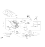 Diagram for Hyundai Elantra PCV Hose - 26720-03170