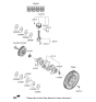 Diagram for Hyundai Elantra Crankshaft - 23110-2E801