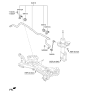 Diagram for Hyundai Elantra Sway Bar Link - 54830-F2000
