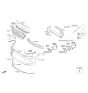 Diagram for 2018 Hyundai Elantra Spoiler - 86591-F3000