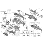Diagram for Hyundai Santa Fe Steering Column Cover - 84852-S2000-NNB