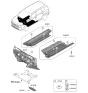 Diagram for 2023 Hyundai Santa Fe Dash Panels - 84120-S2300