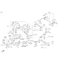 Diagram for Hyundai Santa Fe XL Crossmember Bushing - 55456-2W000