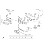 Diagram for 2013 Hyundai Santa Fe Sport Fog Light - 92201-4Z000