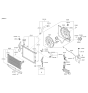 Diagram for 2014 Hyundai Genesis Engine Oil Cooler - 25460-3M000