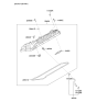 Diagram for 2015 Hyundai Genesis Crankcase Breather Hose - 26720-3F301