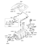 Diagram for Hyundai Equus Engine Cover - 29240-3F000