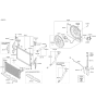 Diagram for Hyundai Genesis A/C Condenser - 97606-3M160