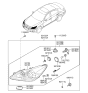 Diagram for Hyundai Sonata Light Socket - 92166-3K000