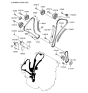 Diagram for Hyundai Santa Fe Engine Pump Chain - 24322-3CGA1