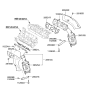 Diagram for Hyundai Genesis G90 Exhaust Manifold Gasket - 28521-3F500